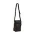 Pierre Cardin Percy Rustic Leather Crossbody iPad Bag Black