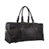 Pierre Cardin Boston Rustic Leather Overnight Duffle Bag Black
