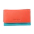 Pierre Cardin Nessa Women's Italian Leather RFID Wallet Orange/Turquoise