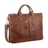 Pierre Cardin Henley Rustic Leather 15" Laptop Bag Tan