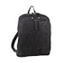 Pierre Cardin Sadie Women's Woven Leather Backpack Black