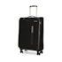 Pierre Cardin Styla 71cm Softside Checked Suitcase Black