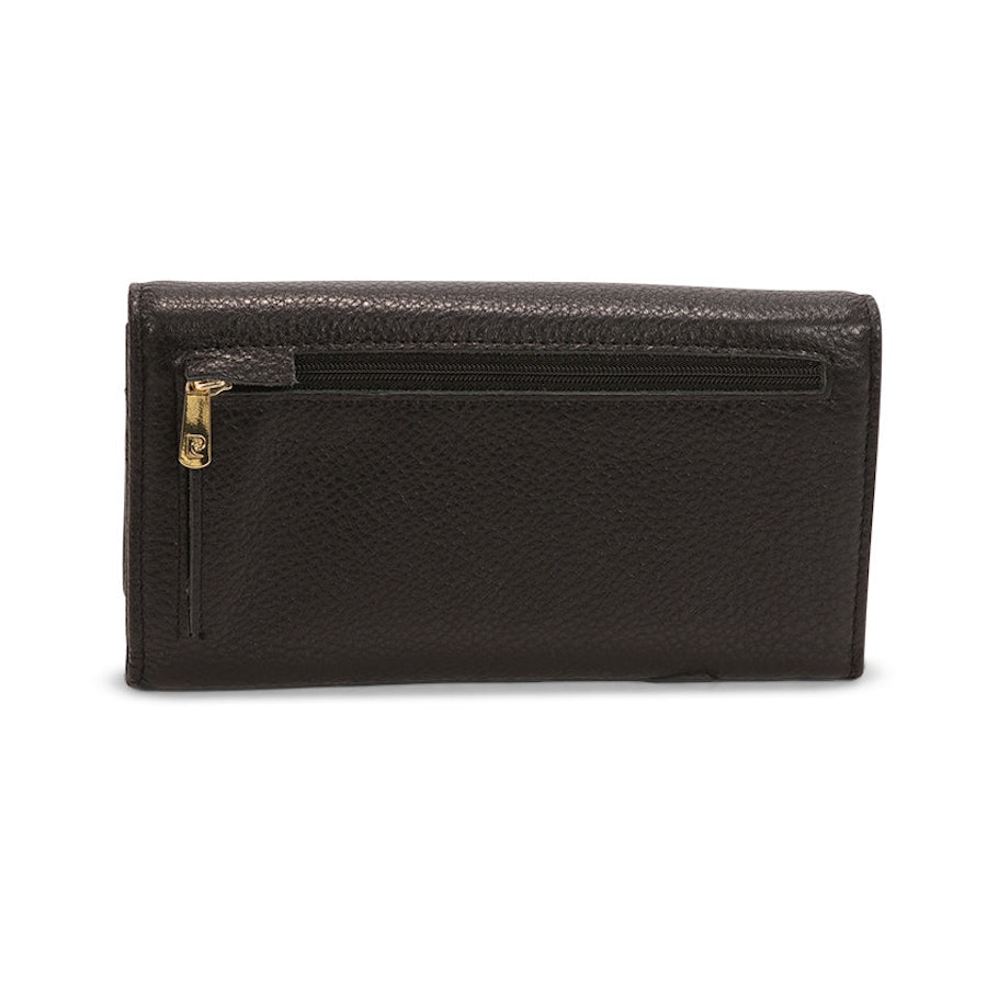 Pierre Cardin Nora Ladies Italian Leather RFID Wallet Black Black