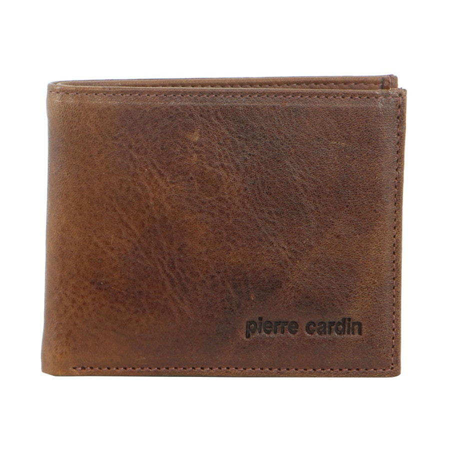 Pierre Cardin Luther Men's Italian Leather RFID Wallet Cognac Cognac