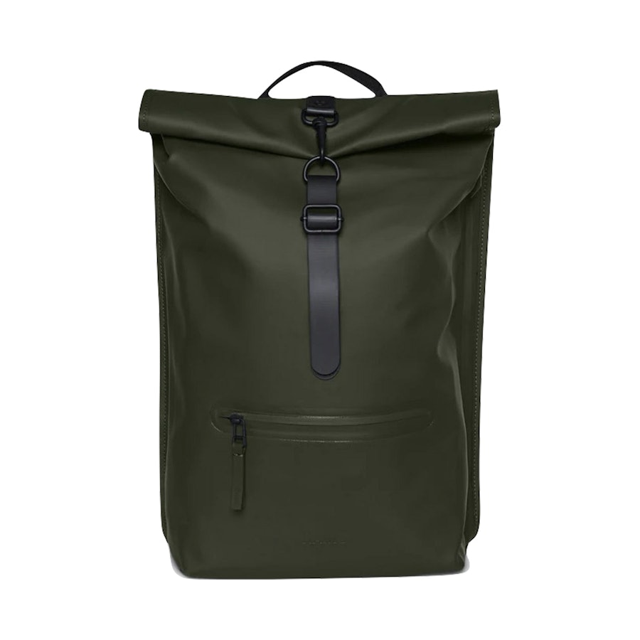 Rains Rolltop Rucksack Green Green