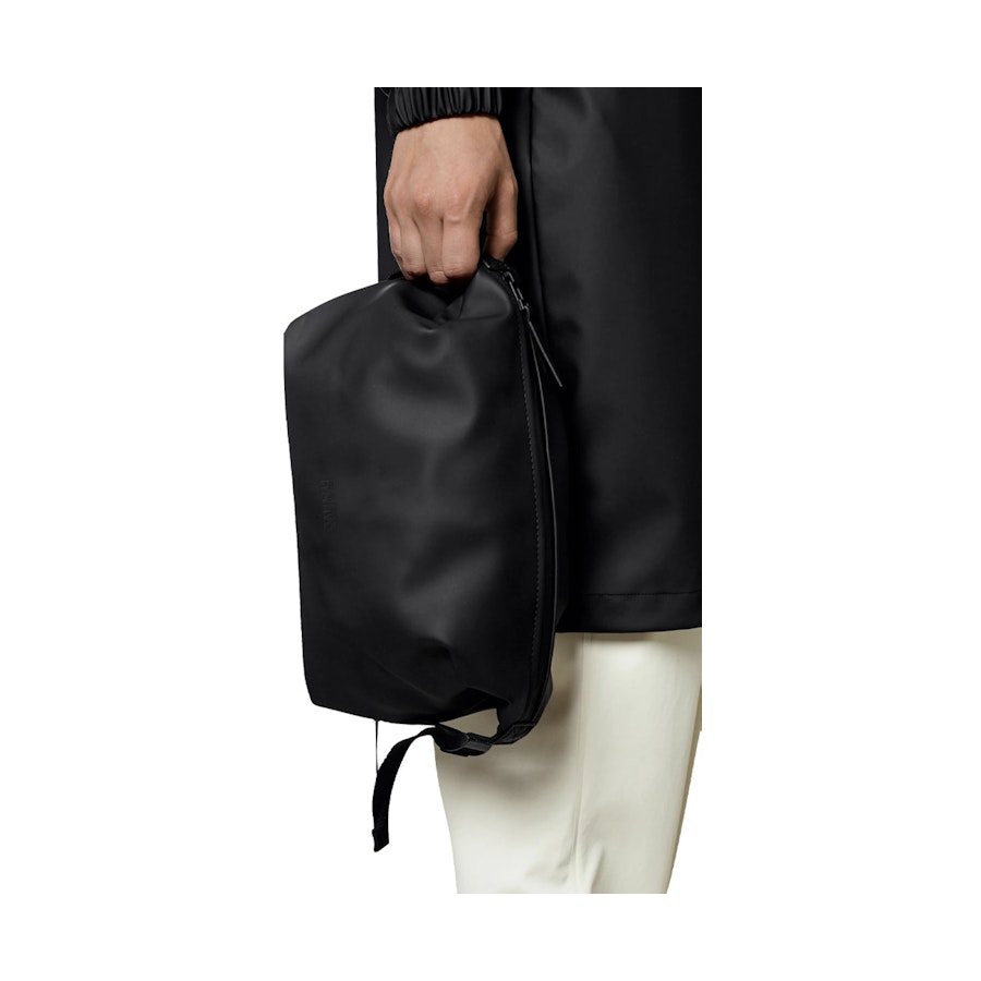 Rains Hilo Wash Bag Black Black