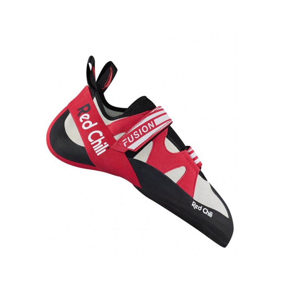 Red Chili Fusion VCR Unisex Rock Climbing Shoes Anthracite/Red EU:39 / UK:06 / Womens US7.5