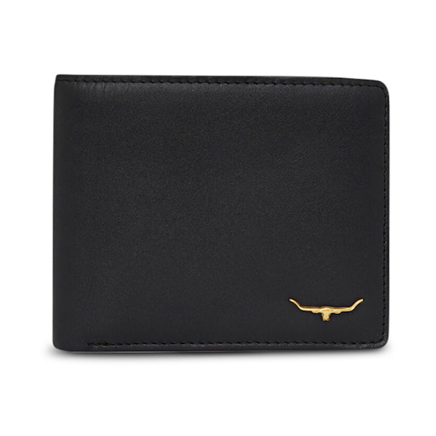 RM Williams City Slim Bifold Wallet Black Black