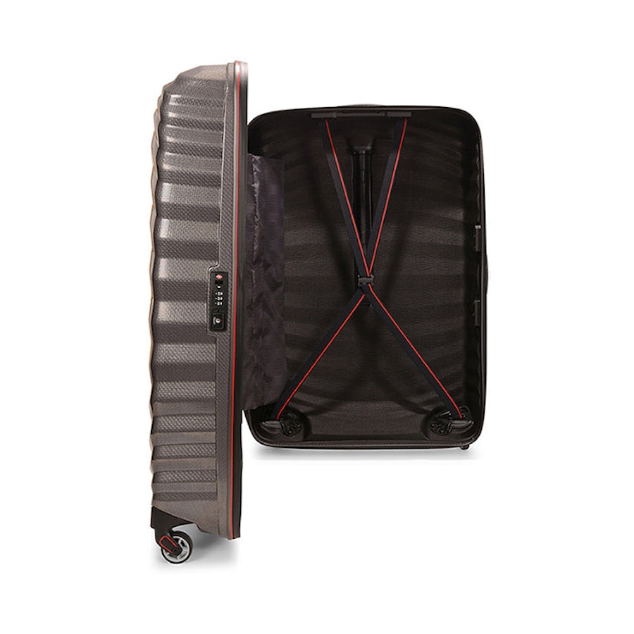 Samsonite Lite-Shock Sport 55cm, 75cm & 81cm CURV Luggage Set Grey Grey