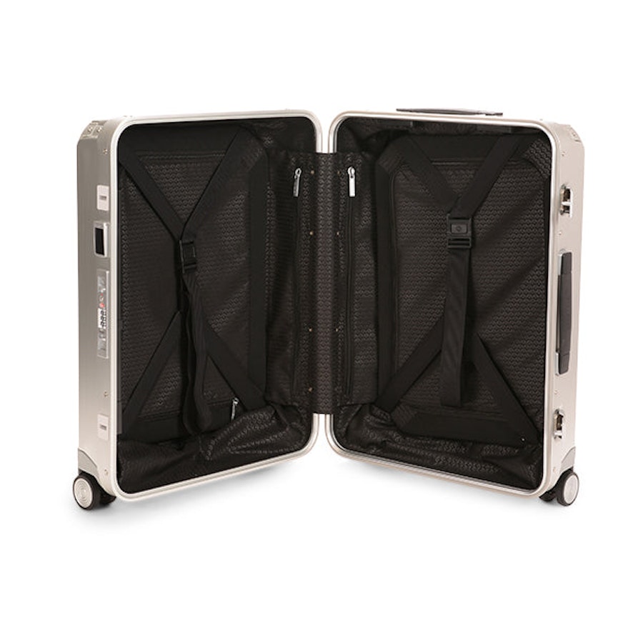 Samsonite Lite-Box ALU 55cm Hardside Carry-On Suitcase Aluminium Aluminium