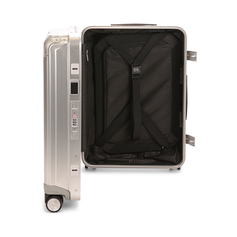 Samsonite Lite-Box ALU 55cm Hardside Carry-On Suitcase Aluminium Aluminium