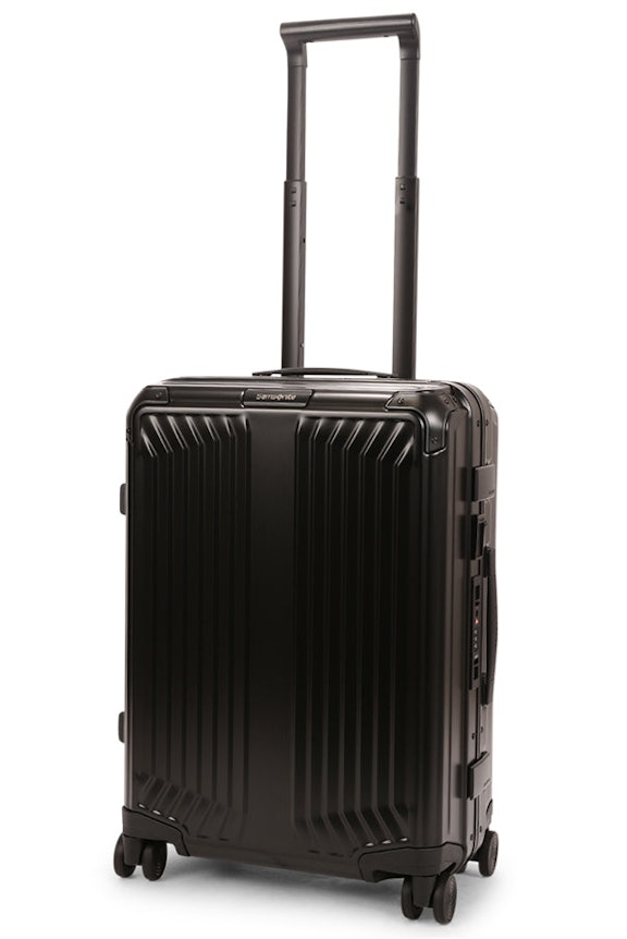 Samsonite Lite-Box ALU 55cm Hardside Carry-On Suitcase Black
