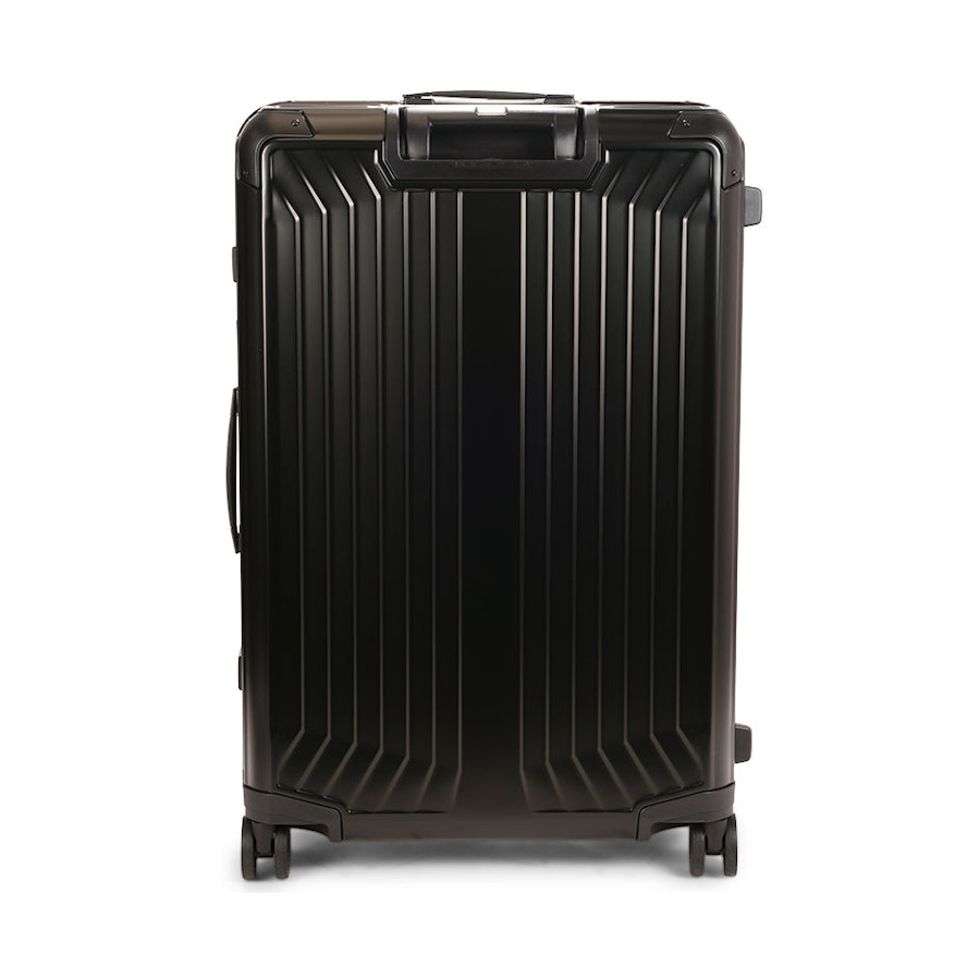 Samsonite Lite-Box ALU 76cm Hardside Checked Suitcase Black Black