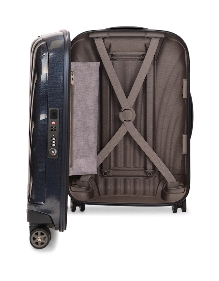 Samsonite C-Lite 55cm CURV Carry-On Suitcase Midnight Blue Midnight Blue