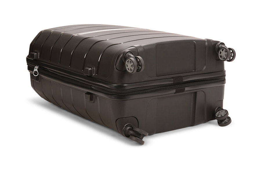 Samsonite Oc2lite 75cm Hardside Checked Suitcase Black Black