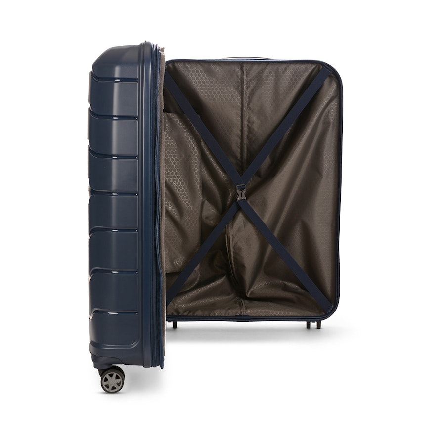 Samsonite Oc2lite 55cm, 68cm & 75cm Hardside Luggage Set Navy Navy