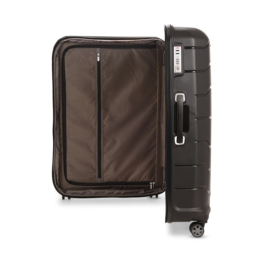 Samsonite Oc2lite 81cm Hardside Checked Suitcase Black Black