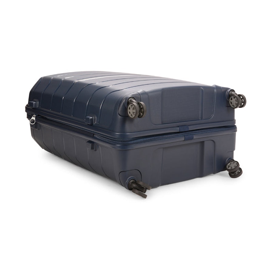 Samsonite Oc2lite 81cm Hardside Checked Suitcase Navy Navy