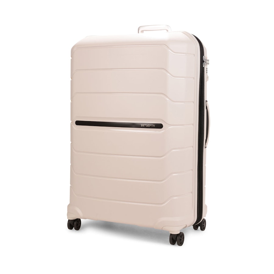 Samsonite Oc2lite 81cm Hardside Checked Suitcase Off-White Off-White