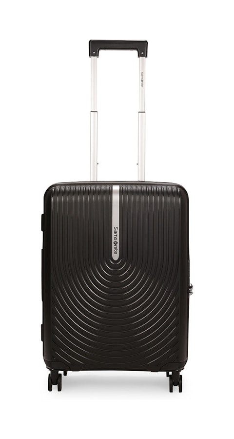 Samsonite Hi-Fi 55cm Hardside Carry-On Suitcase Black Black