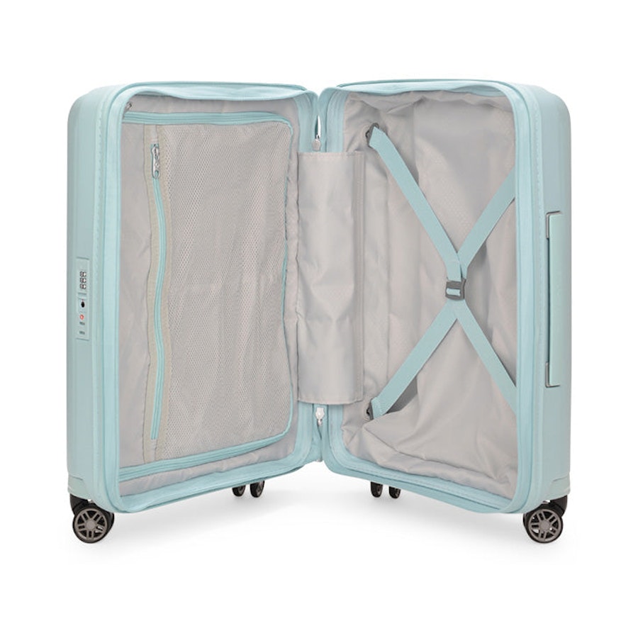 Samsonite Hi-Fi 55cm Hardside Carry-On Suitcase Sky Blue Sky Blue