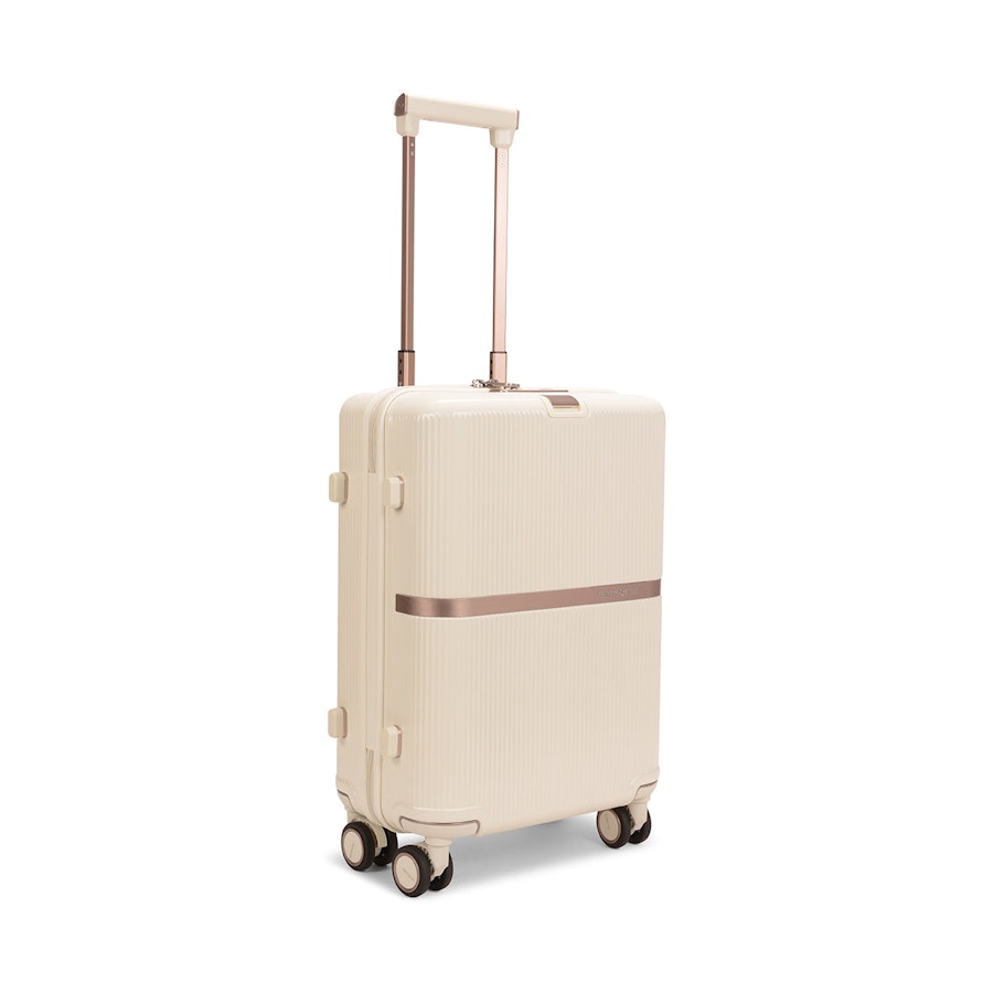 Samsonite Minter 55cm Hardside Carry-On Suitcase Ivory Ivory