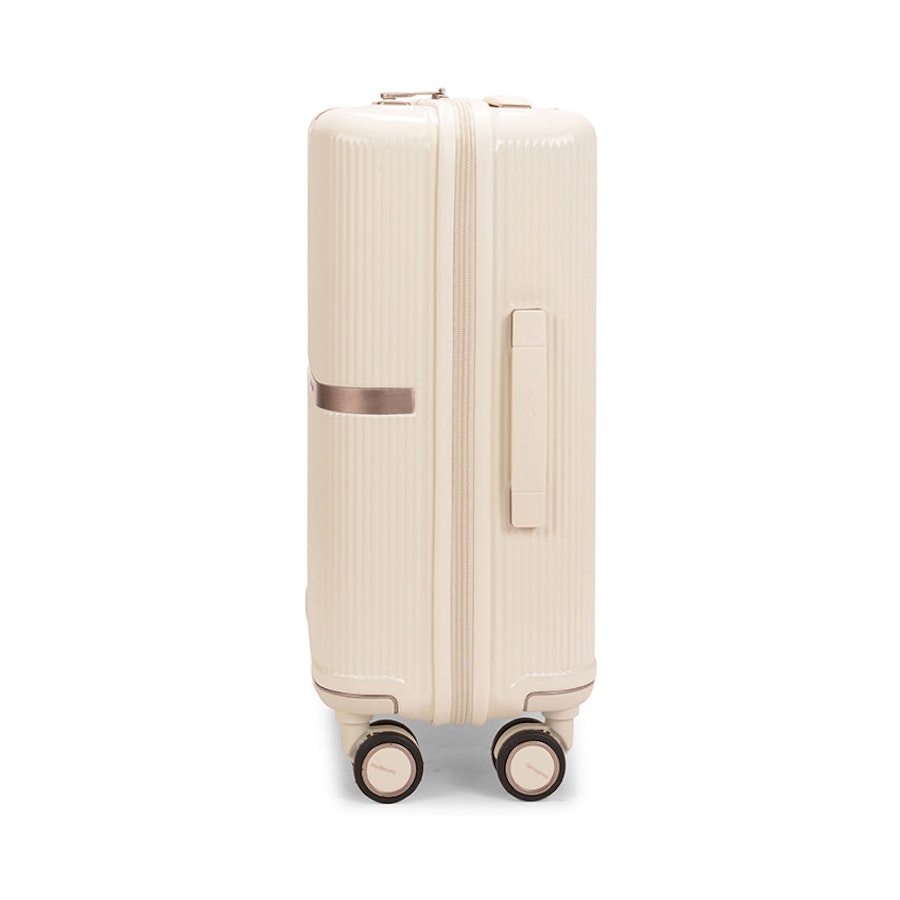 Samsonite Minter 55cm Hardside Carry-On Suitcase Ivory Ivory