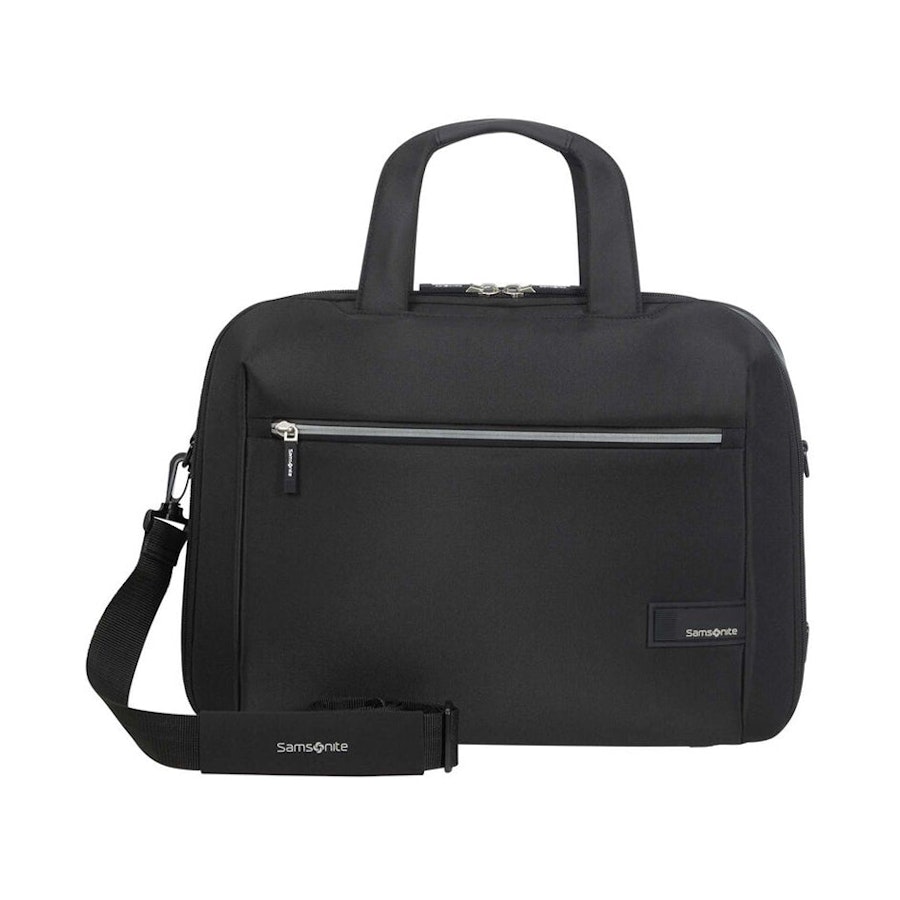 Samsonite Litepoint Bailhandle 15.6" Laptop Briefcase Black Black