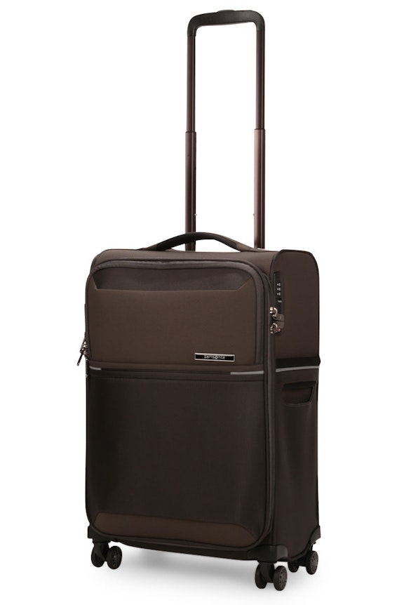 Samsonite 73H 55cm Softside Carry-On Suitcase Platinum Grey