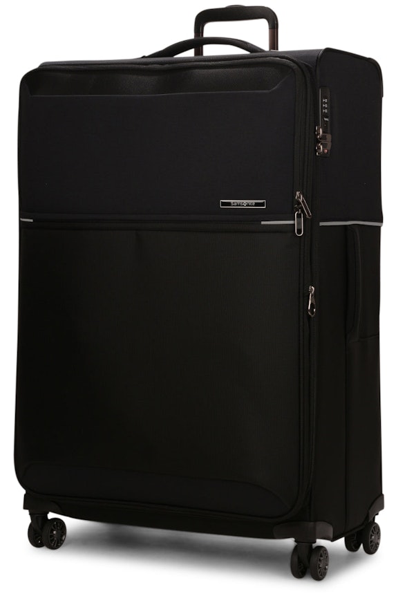 Samsonite 73H 78cm Softside Checked Suitcase Black