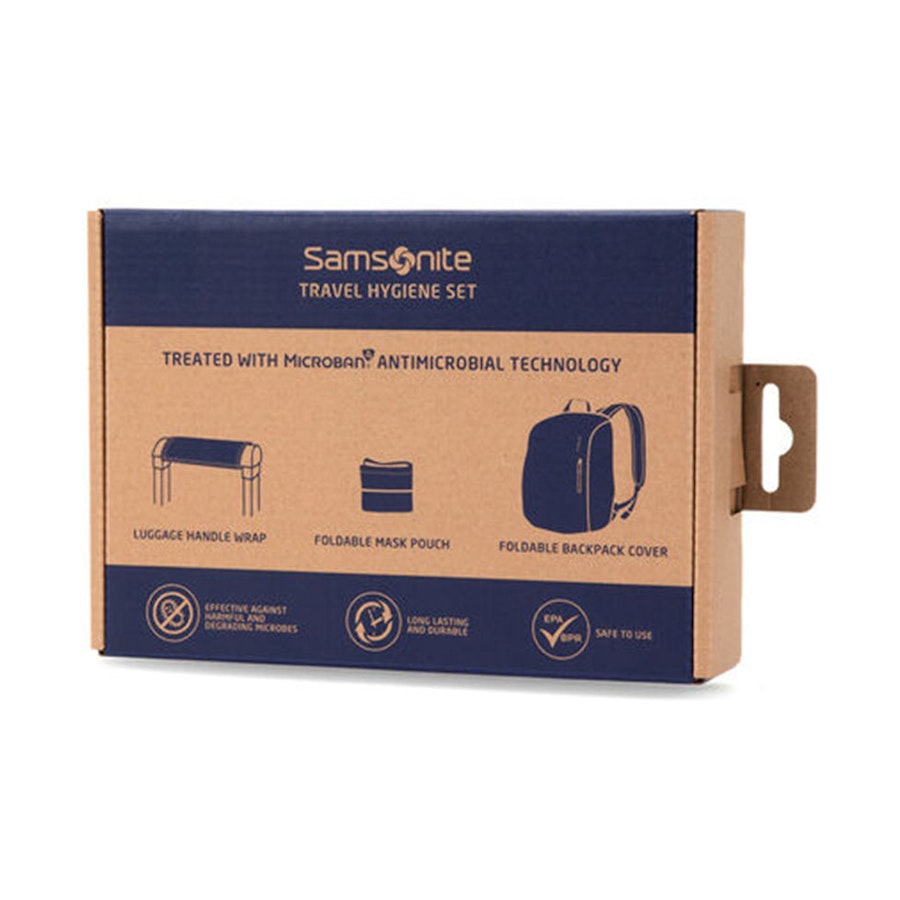 Samsonite Antimicrobial Travel Box Set Black Black