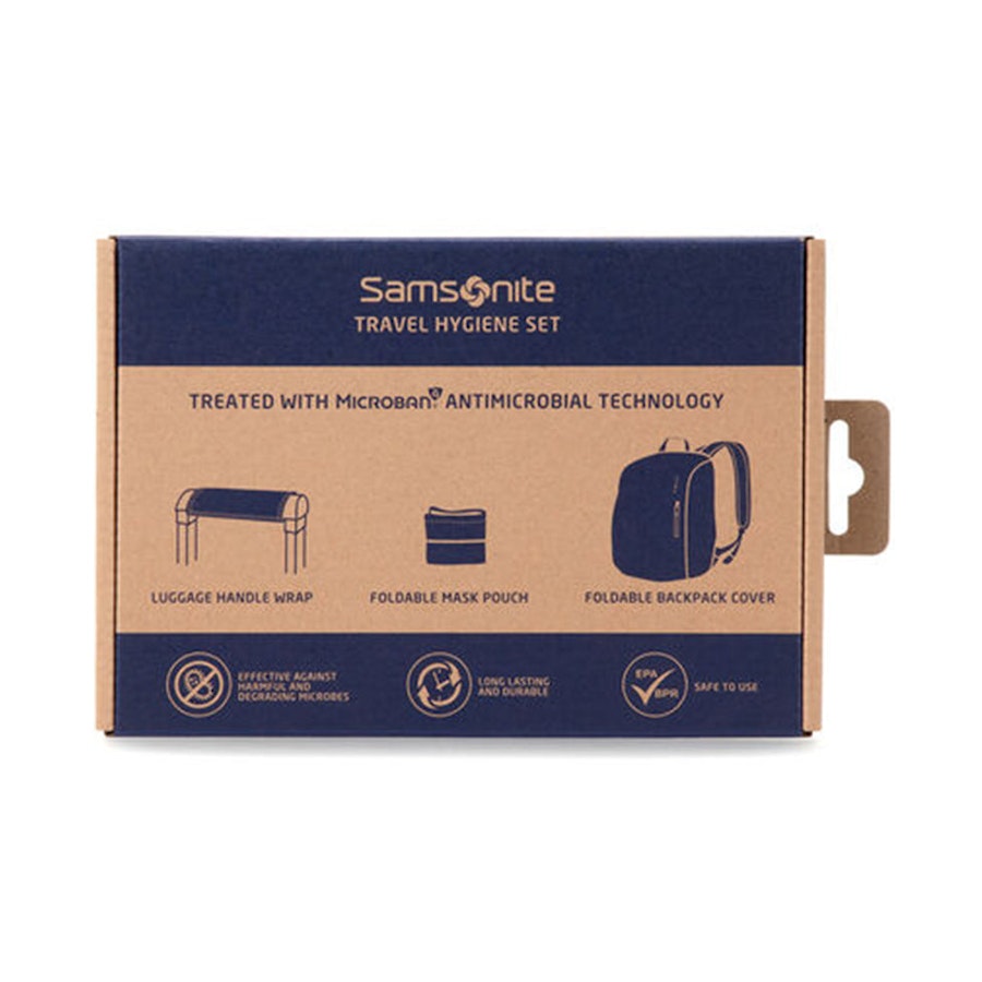 Samsonite Antimicrobial Travel Box Set Black Black