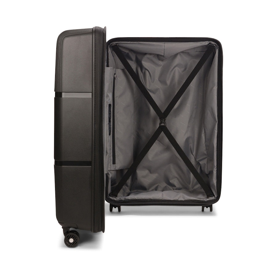 Samsonite Interlace 55cm & 75cm Hardside Luggage Set Black Black