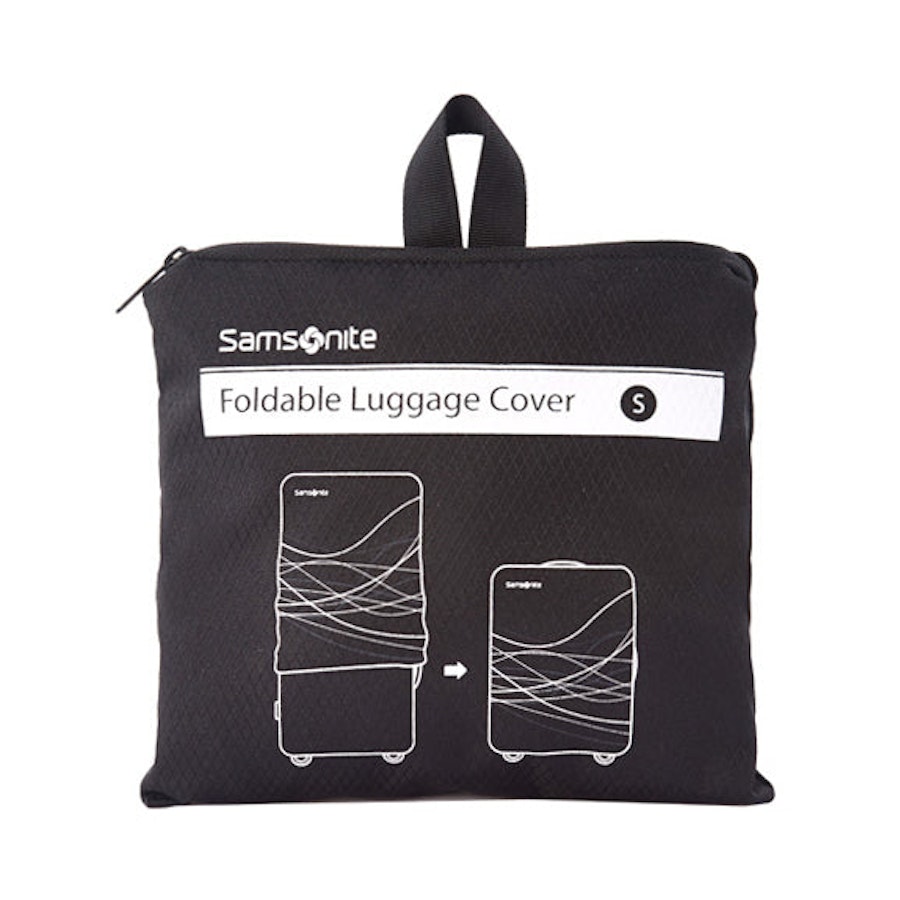 Samsonite Foldable Luggage Cover - Small Black Black