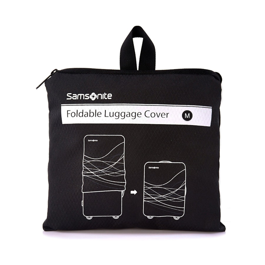 Samsonite Foldable Luggage Cover - Medium Black Black