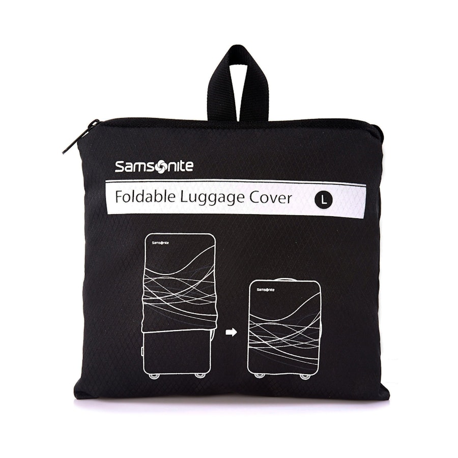 Samsonite Foldable Luggage Cover -  Large Black Black