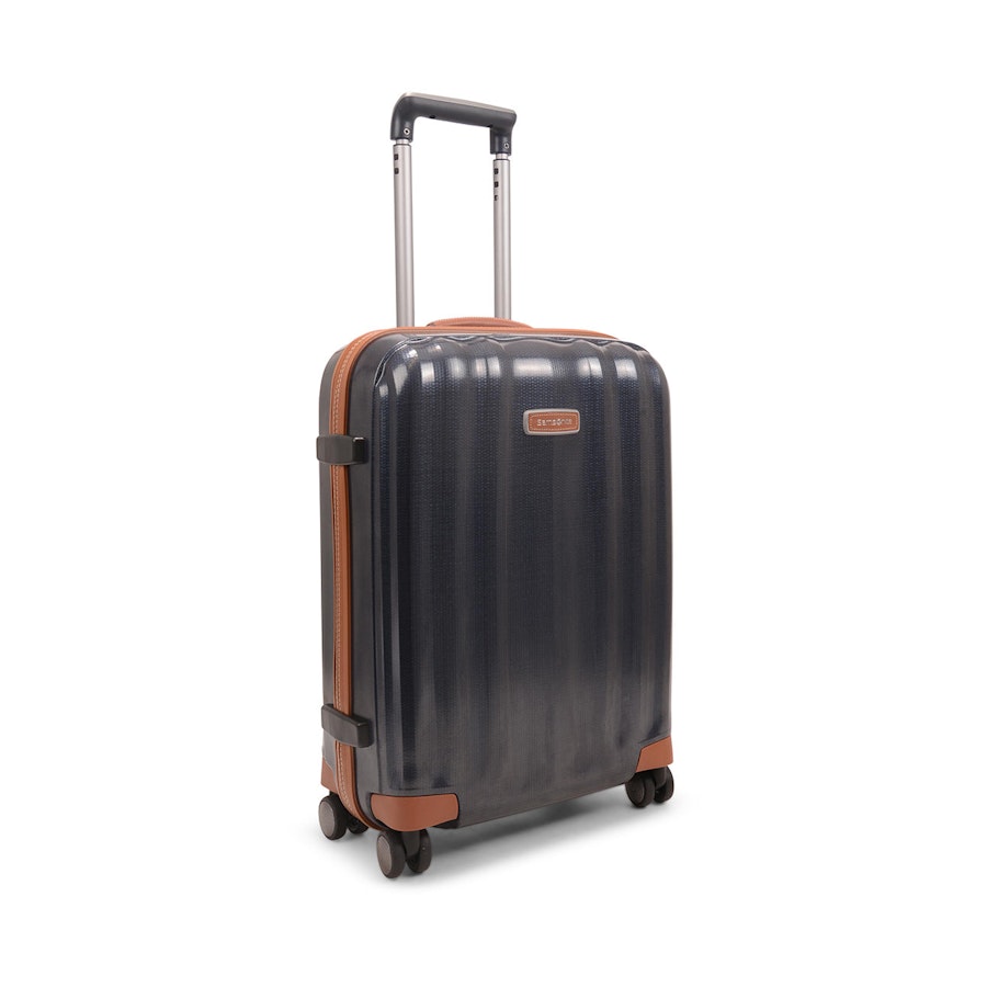 Samsonite Lite-Cube DLX 55cm CURV Carry-On Spinner Suitcase Midnight Blue Midnight Blue