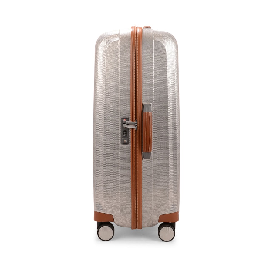 Samsonite Lite-Cube DLX CURV Luggage Set 55cm & 76cm Aluminium Aluminium