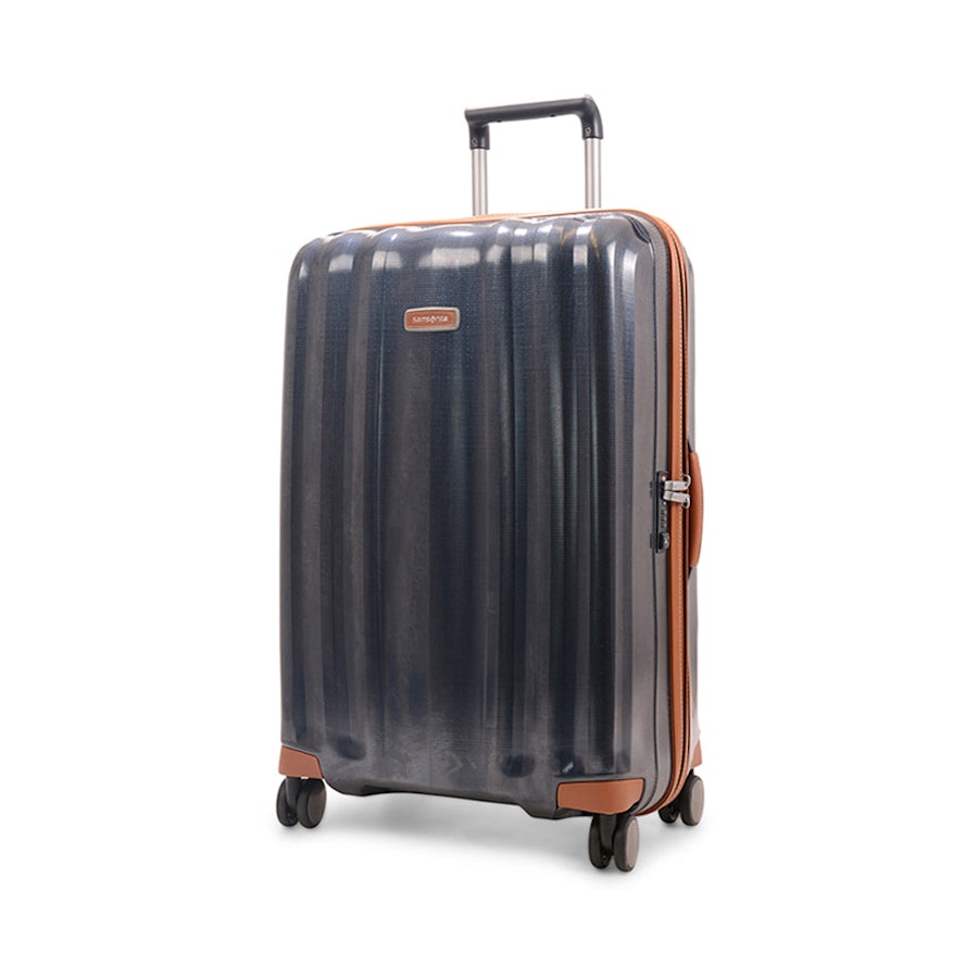 Samsonite Lite-Cube DLX 76cm CURV Spinner Suitcase Midnight Blue Midnight Blue