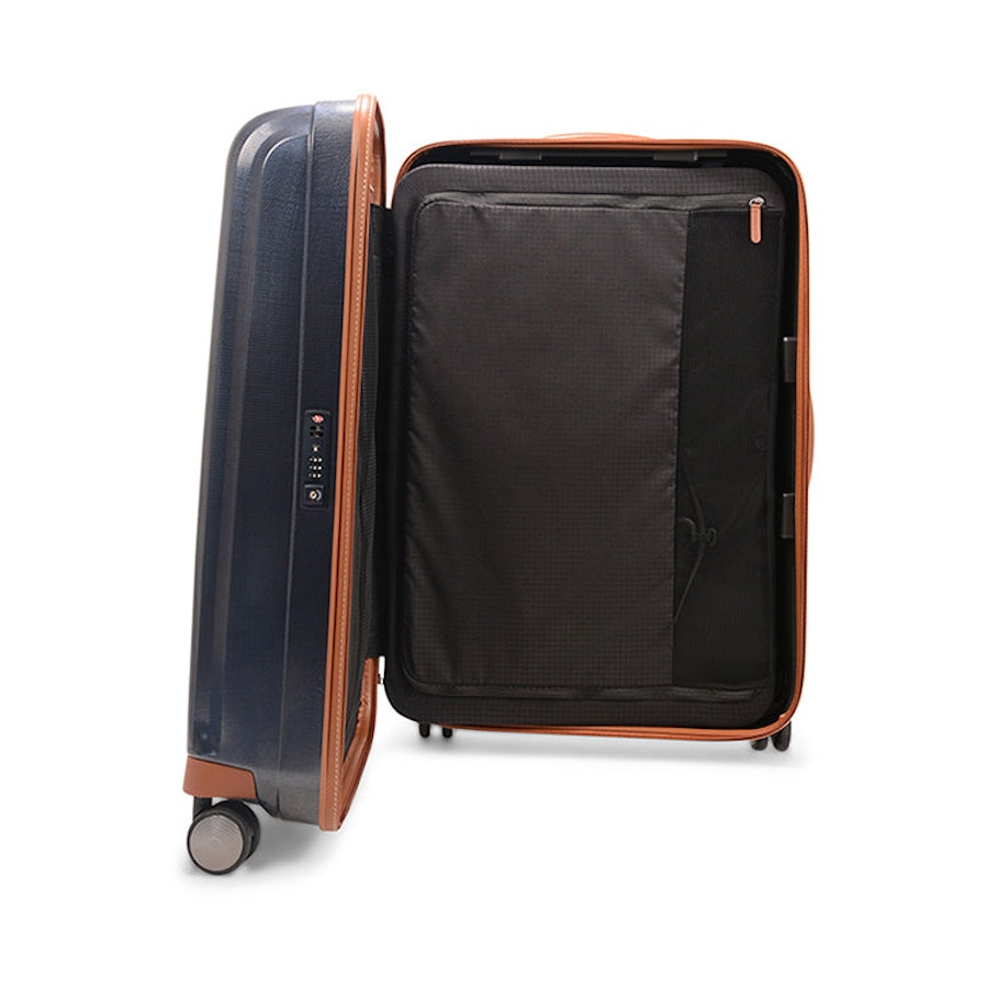 Samsonite Lite-Cube DLX 76cm CURV Spinner Suitcase Midnight Blue Midnight Blue