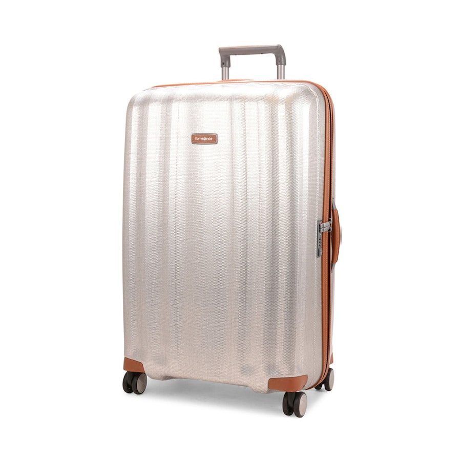 Samsonite Lite-Cube DLX 82cm CURV Spinner Suitcase Aluminium Aluminium