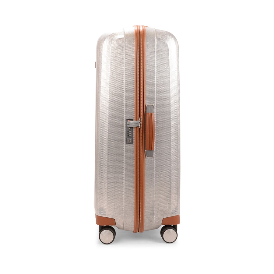 Samsonite Lite-Cube DLX CURV Luggage Set 55cm & 82cm Aluminium Aluminium