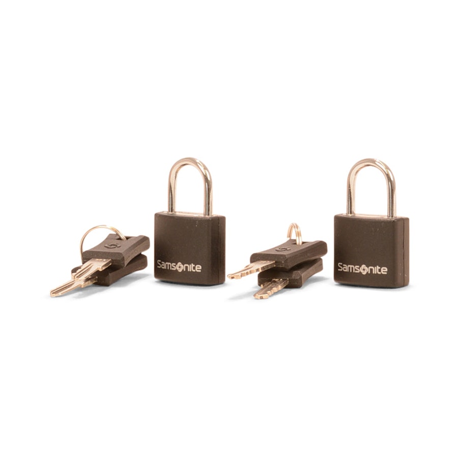 Samsonite Safe Key Lock - 2 Pack Black Black