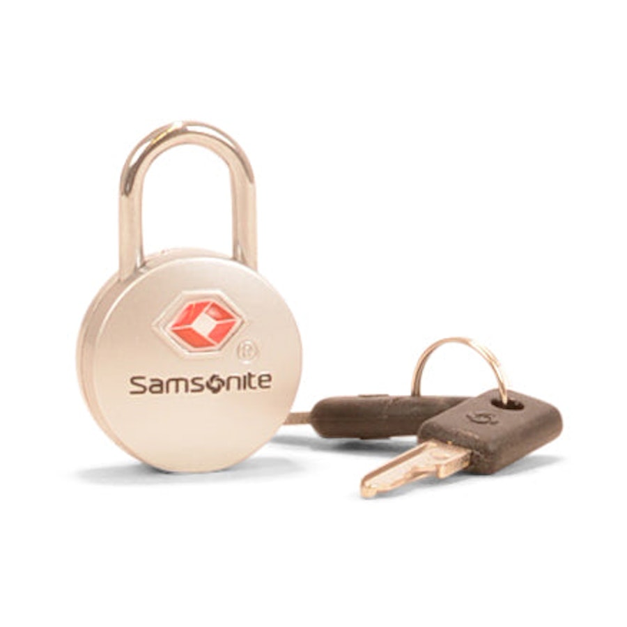 Samsonite TSA Travel Key Lock Silver Silver