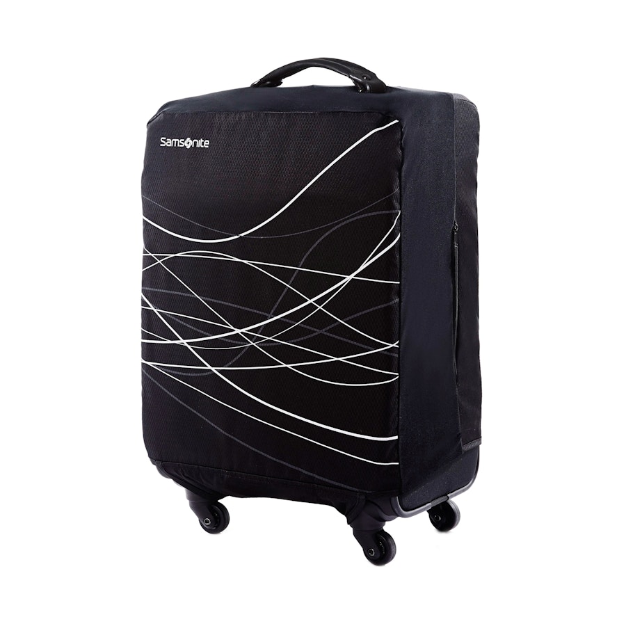 Samsonite Foldable Luggage Cover - Medium + Black Black