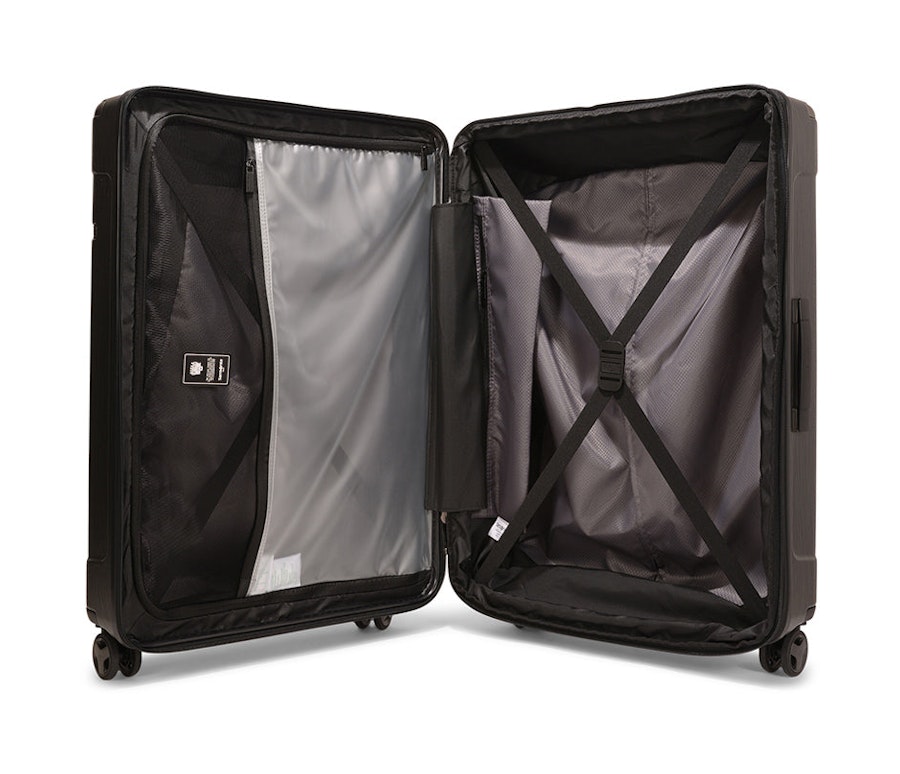 Samsonite Evoa 55cm & 75cm Hardside Luggage Set Black Black