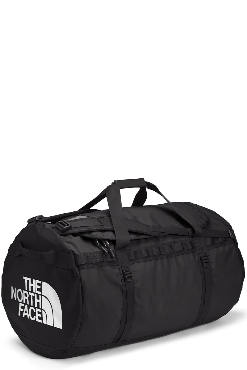 North face duffel hot sale bag s black