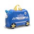 Trunki Percy the Police Car Kids Suitcase Blue