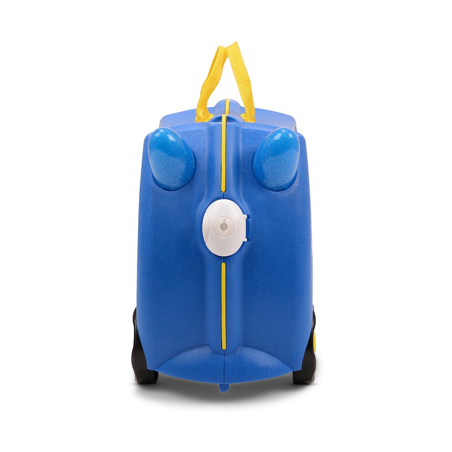 Trunki Percy the Police Car Kids Suitcase Blue Blue