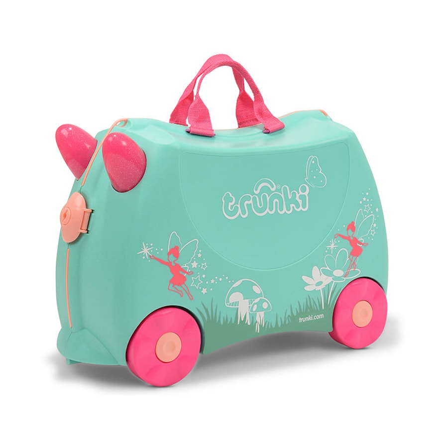 Trunki Flora the Fairy Kids Suitcase Aqua Aqua
